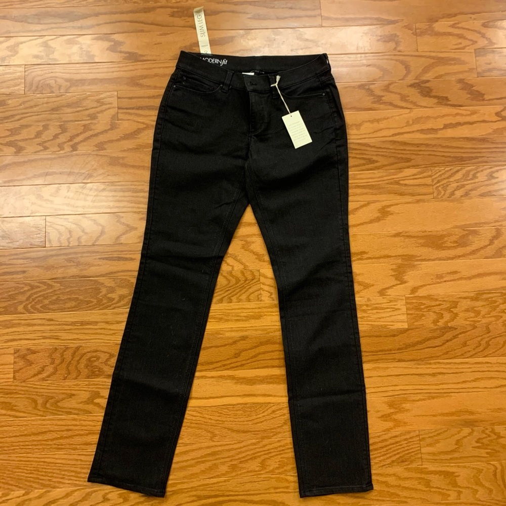NWT!! Ann Taylor Black denim jeans.